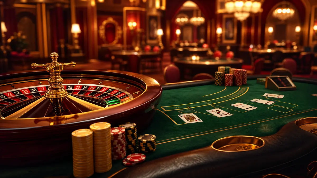 Ilustrasi permainan Baccarat Live